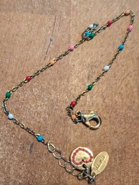 Mademoiselle Jules Anklet Gold Plated